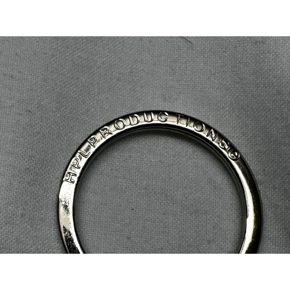 HPL Productions San Francisco Letter D Keychain Silver Tone Skyline S.F. Vintage